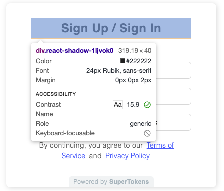 Inspecting title in prebuilt form